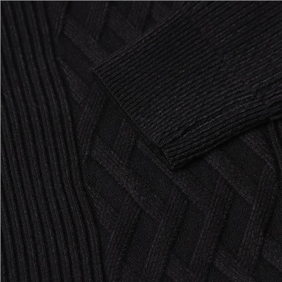 Свитер для мальчиков, цвет чёрный, рост 128-134 см