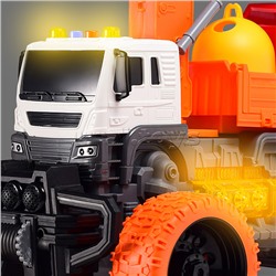 Машина "Мусорный гигант" 1:16 (свет, звук) в коробке (цвет оранжевый)