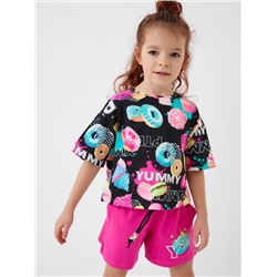 Шорты трикотажные для девочек, 2 шт в комплекте