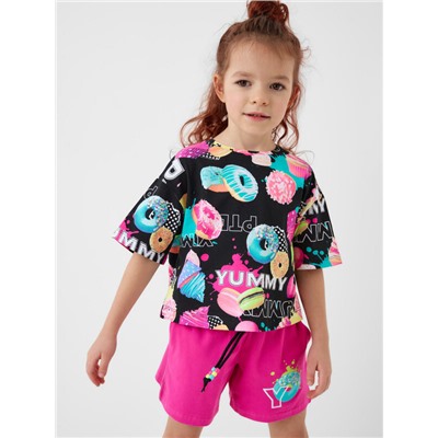 Шорты трикотажные для девочек, 2 шт в комплекте