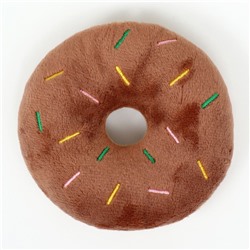 Игрушка для собак «Пончик», 10 см, коричневый