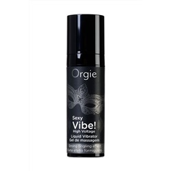 Гель для массажа ORGIE Sexy Vibe High Voltage с эффектом вибрации - 15 мл.