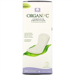 Organyc, Organic Cotton Panty Liners, Light Flow, 24 Liners