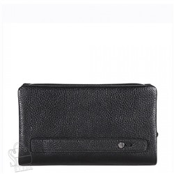 Клатч мужской кожаный 117H black Heanbag