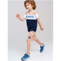 Комплект трикотажный для мальчиков: фуфайка (футболка), шорты