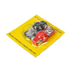 Клемма АКБ универсальная с защитным колпачком, набор 2 шт. K-008