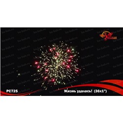 Фейерверк РС7240 Жизнь удалась! (1" х 36)