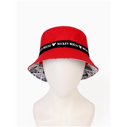 Панама, размер 58-60, красная, Микки, Маус