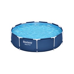 УЦЕНКА Бассейн каркасный Steel Pro, 305×76 см, фильтр-насос, круглый. 56679 Bestway