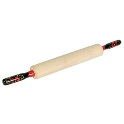 Скалка с худ.росписью бук 4117