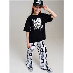 Фуфайка трикотажная для девочек (футболка)