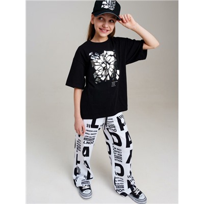 Фуфайка трикотажная для девочек (футболка)