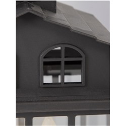 Светодиодная свеча в подсвечнике RISALUX «Дом со свечами», LED-ночник, 1.5 Вт, 3×ААА, 11×18×30 см