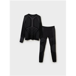 Термокомплект трикот. для мужчин: фуфайка (футболка) с длин. рук, брюки