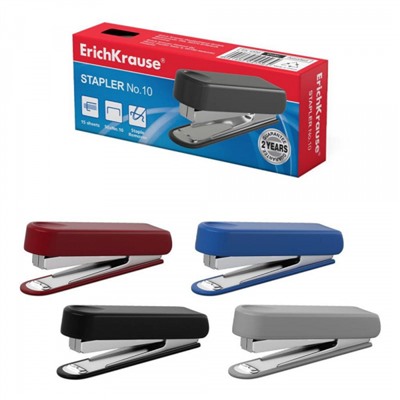 Степлер 10 на 12 листов ассорти 4556 ErichKrause