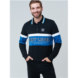 Джемпер трикотажный с воротником поло для мужчин