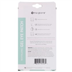 Nu-Pore, Восстанавливающие гелевые полоски, с экстрактом алоэ вера, 4 полоски