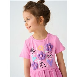 Платье трикотажное для девочек