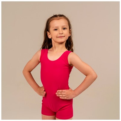 Купальник для гимнастики и танцев Grace Dance, р. 28, цвет малина