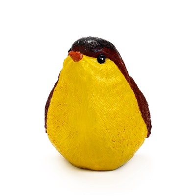 Садовая фигура из полистоуна «Синица», 12×10×7 см