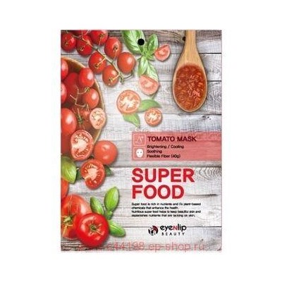 БВ EyeNlip Super food Маска для лица тканевая Tomato 23мл 251460
