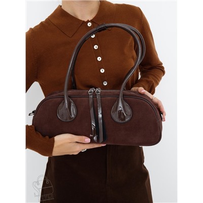 Сумка женская кожаная 91161MSS coffee Velina Fabbiano-Safenta