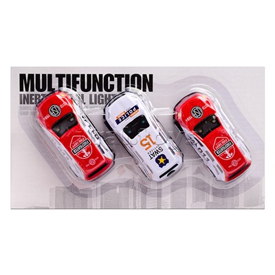 Катер "Гавань" на батарейках, с машинками, в коробке