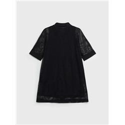 Комплект трикотажный для девочек: платье-футболка, туника