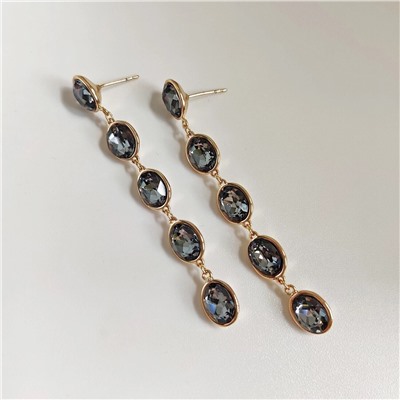 Серьги с кристаллами Swarovski