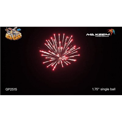 Фестивальные шары GP2515 Рибальда / ARTILLERY SHELL (1,75" х 6)