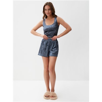 Шорты женские KAFTAN «Бархат», размер 48-50, серые