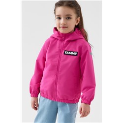 Куртка текстильная с полиуретановым покрытием для девочек (ветровка) PLAYTODAY, 1240299