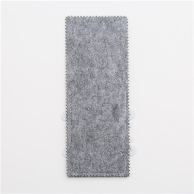 Набор конвертов для столовых приборов «Доляна. Снежинка» - 4 шт., 8×22 см, серый