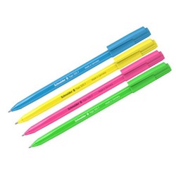 Ручка шариковая 0.8мм "Tops 505 F Candy" синяя, корпус неон ассорти 150540 Schneider