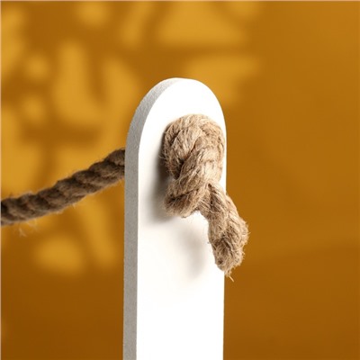 УЦЕНКА Набор кашпо деревянных 3 в 1 (29×18×33; 25×15×30; 21×12×23) «Аром», белый