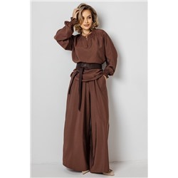 Блузка женская  4484/01/Коричневый