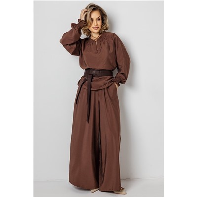 Блузка женская  4484/01/Коричневый