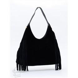 Сумка женская кожаная 1042M black Polina&Eiterou