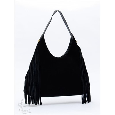 Сумка женская кожаная 1042M black Polina&Eiterou