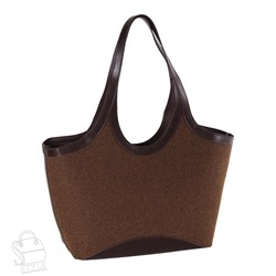 Сумка женская кожаная 56081BD brown Baidou