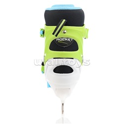 Коньки детские M зеленые