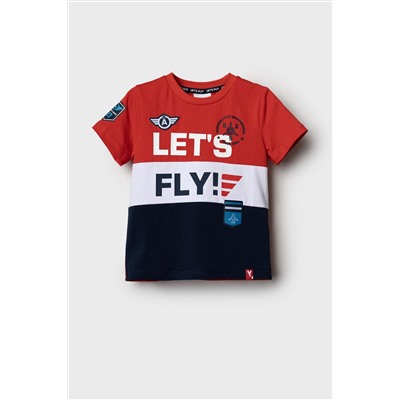 Фуфайка трикотажная для мальчиков (футболка) PLAYTODAY, 1243579