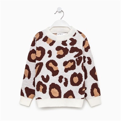 Джемпер детский «Леопард» KAFTAN, размер 30 (98-104 см)