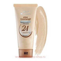Белита Классик Крем тональный увлажнение+питание 2в1, тон 002 натуральный 30г.