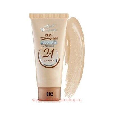 Белита Классик Крем тональный увлажнение+питание 2в1, тон 002 натуральный 30г.