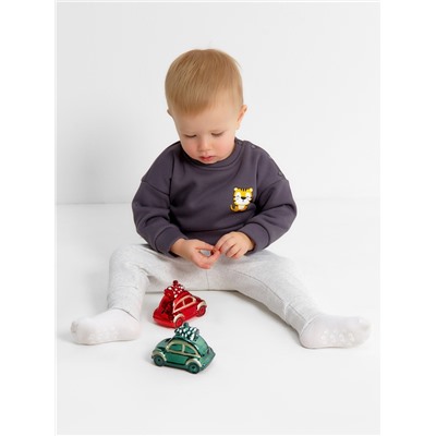 Свитшот детский MINAKU, рост 86-92 см, графит