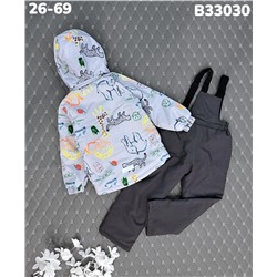 Костюм B33-030 серый