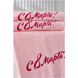 14418/14 "8 марта"полотенце махровое плотность 350гр