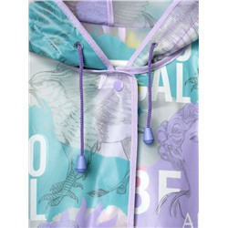 Плащ из полимерного материала для женщин (дождевик)