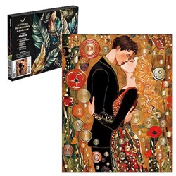 Картина по номерам с поталью 40х50 см "ДВОЕ" живопись с красками и кистью 71286 Феникс